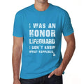 LIFEGUARD What Happened, Blue, Men's Short Sleeve Round Neck T-shirt, gift t-shirt 00322