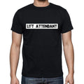 Lift Attendant t shirt, mens t-shirt, occupation, S Size, Black, Cotton
