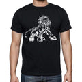 Lion Tribal Tattoo Black, Gift T shirt, Men's tee, Black 00166