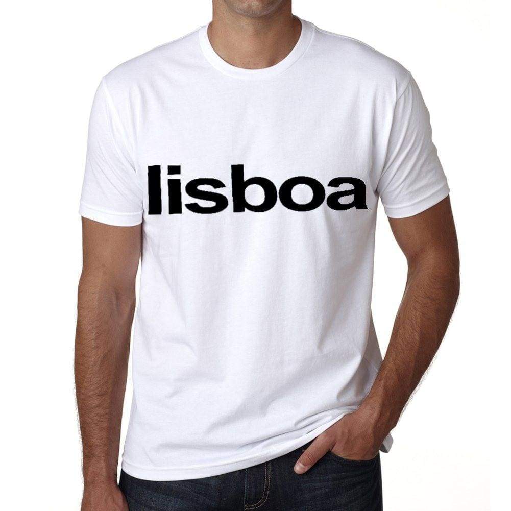 Lisboa Mens Short Sleeve Round Neck T-Shirt 00047