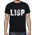 lisp Men's Short Sleeve Round Neck T-shirt 00016