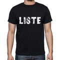 liste, French Dictionary, Men's Short Sleeve Round Neck T-shirt 00009