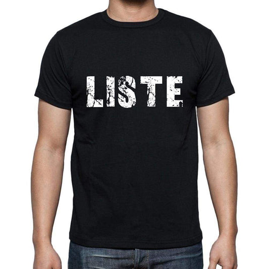 Liste French Dictionary Mens Short Sleeve Round Neck T-Shirt 00009 - Casual