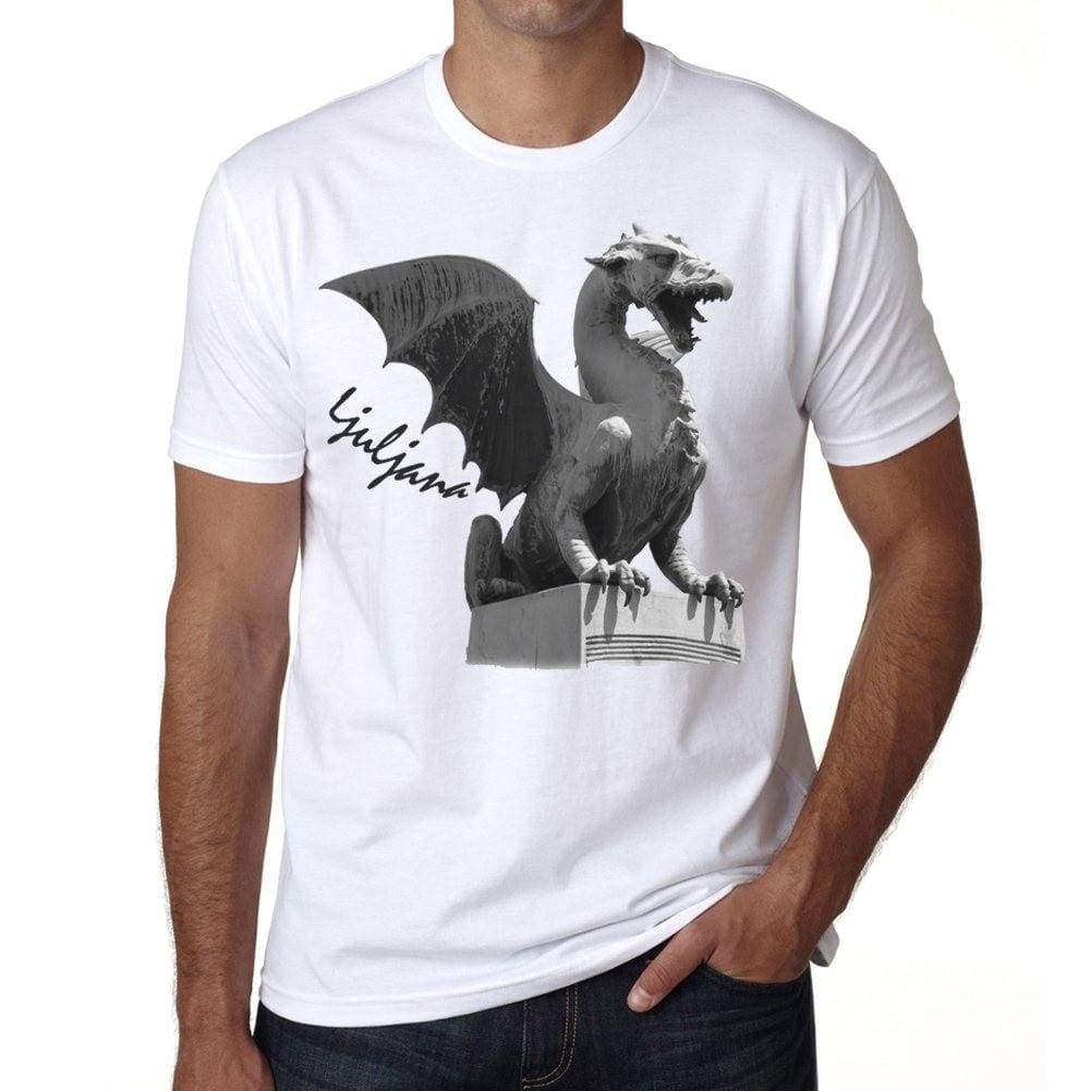 Ljubljana T Shirts Men Short Sleeve T-Shirt T Shirt Cotton Tee Shirt For Mens 00182 - T-Shirt