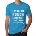 LOBBYIST What Happened, Blue, Men's Short Sleeve Round Neck T-shirt, gift t-shirt 00322