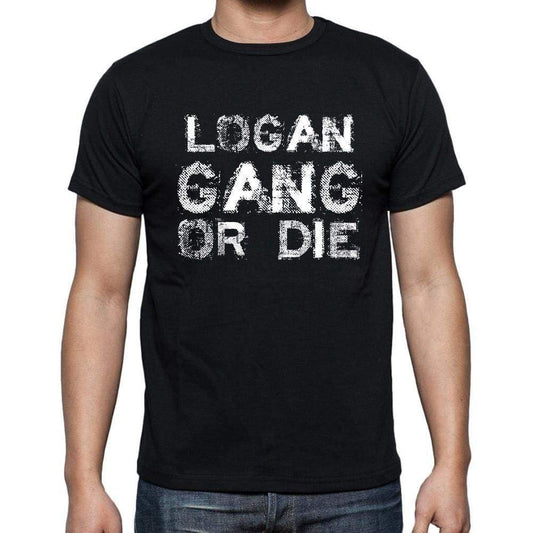 Logan Family Gang Tshirt Mens Tshirt Black Tshirt Gift T-Shirt 00033 - Black / S - Casual