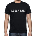 lossatal, Herren Kurzarm-Rundhals-T-Shirt 00003