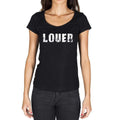 louer, French Dictionary, Women's Short Sleeve Round Neck T-shirt 00010