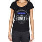 Lovable Vibes Only Black Womens Short Sleeve Round Neck T-Shirt Gift T-Shirt 00301 - Black / Xs - Casual