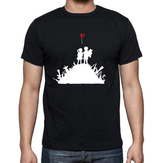 Love Not War Black Gift Tshirt Mens Tee Black 00191