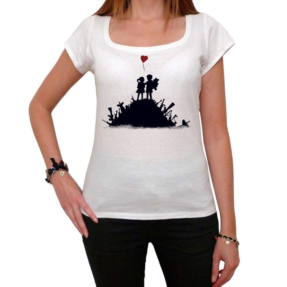 Love Not War Tshirt White Womens T-Shirt 00163