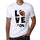 Love Sport 04 Mens Short Sleeve Round Neck T-Shirt 00117 - White / S - Casual
