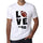Love Sport 98 Mens Short Sleeve Round Neck T-Shirt 00117 - White / S - Casual