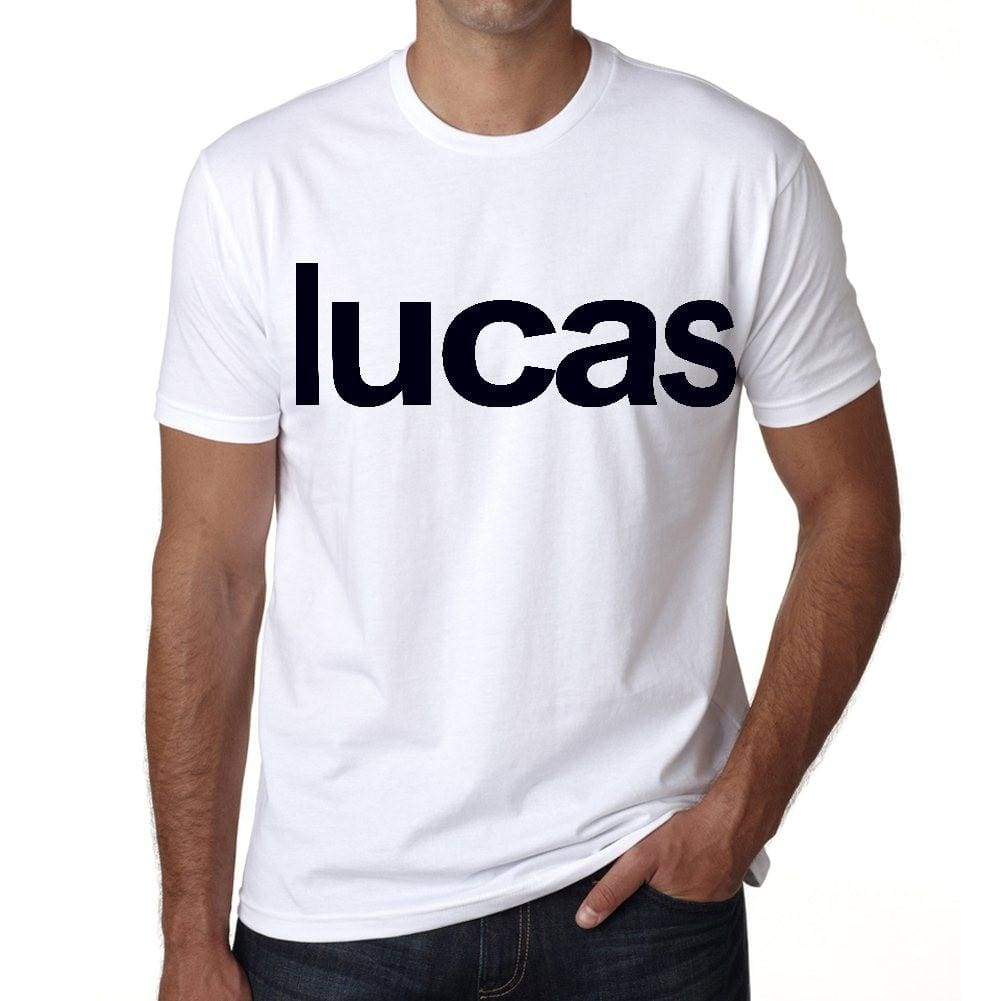 Lucas Mens Short Sleeve Round Neck T-Shirt 00050