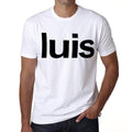 Luis Herren Kurzarm-Rundhals-T-Shirt 00050
