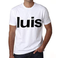 Luis Tshirt Herren Kurzarm-Rundhals-T-Shirt 00050
