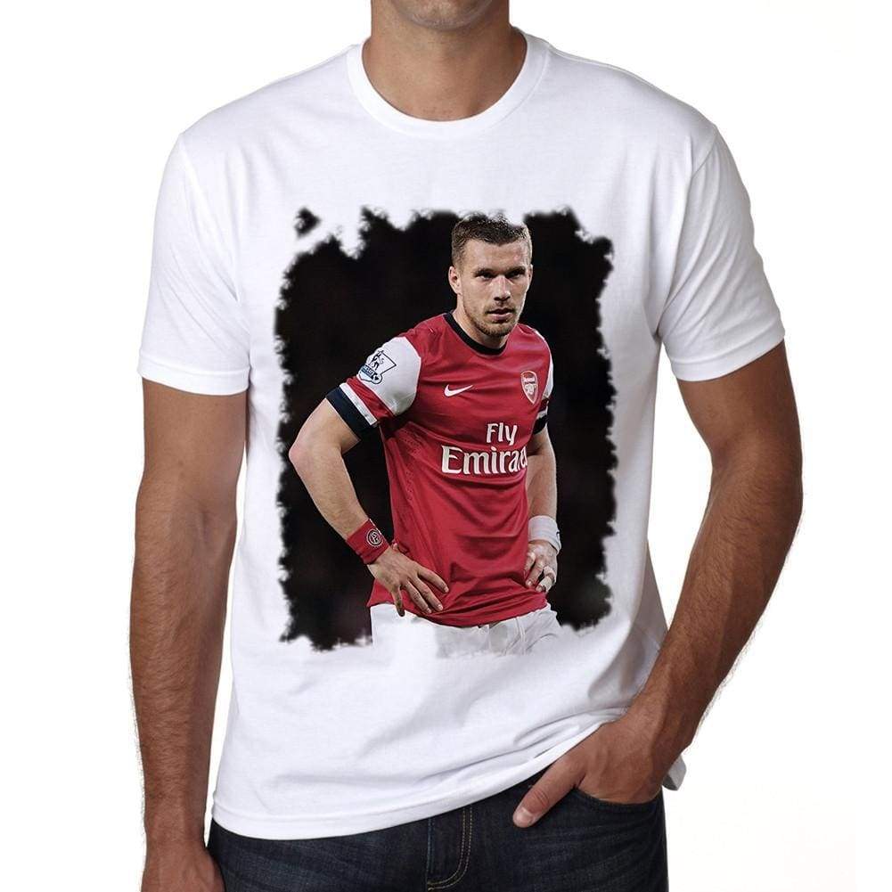 Lukas Podolski Mens T-Shirt One In The City