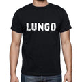 lungo, Herren-Kurzarm-Rundhals-T-Shirt 00017