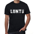 lunts Men's Retro T shirt Black Birthday Gift 00553