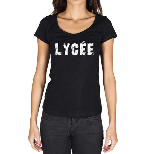 Lycée French Dictionary Womens Short Sleeve Round Neck T-Shirt 00010 - Casual
