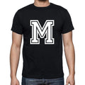 M Men's Short Sleeve Round Neck T-shirt 00177