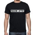 Machine Setter t shirt, mens t-shirt, occupation, S Size, Black, Cotton