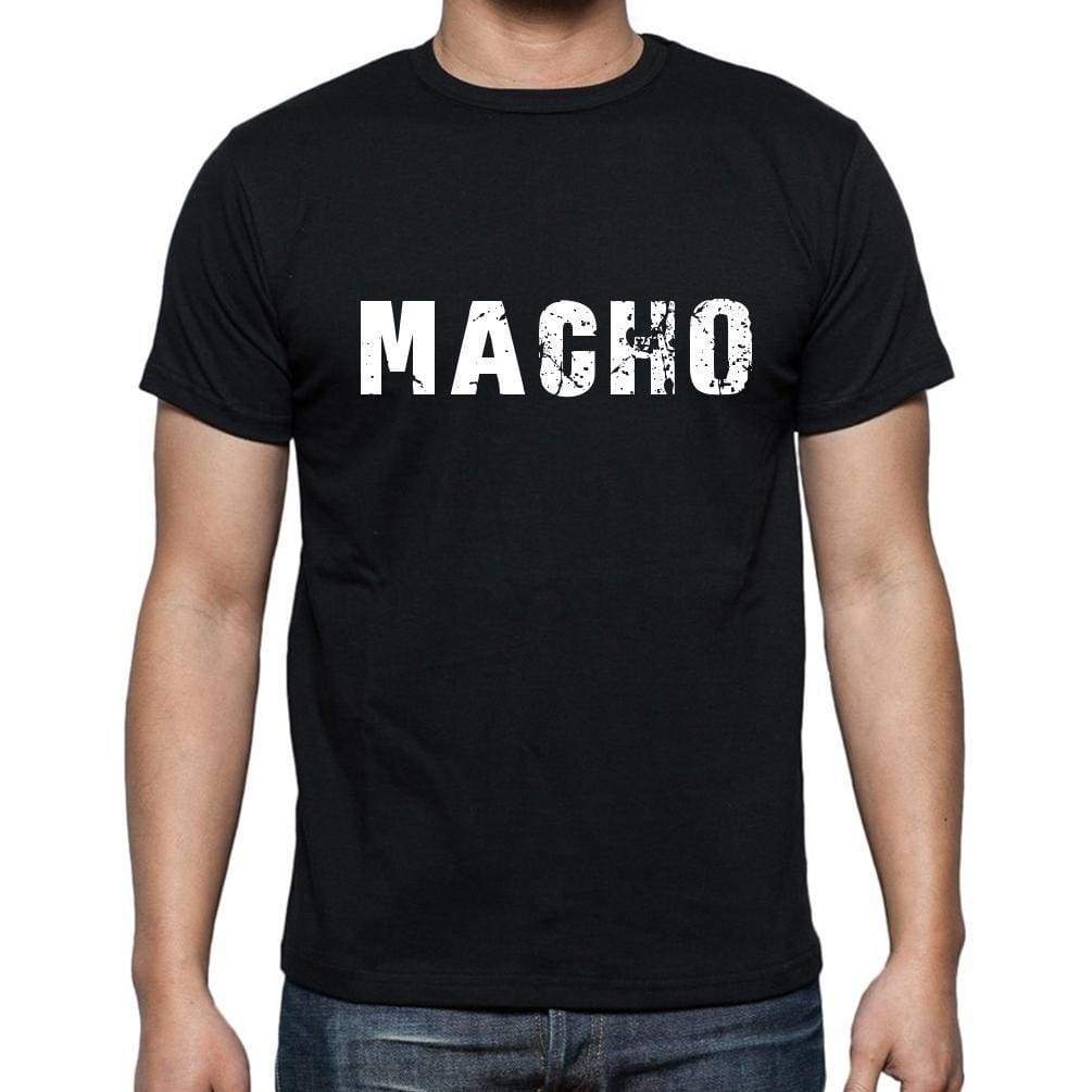 Macho Mens Short Sleeve Round Neck T-Shirt - Casual