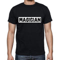 Magician t shirt, mens t-shirt, occupation, S Size, Black, Cotton