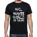 mail, World Goes Round, Men's Short Sleeve Round Neck T-shirt 00082