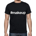 makeup Men's Short Sleeve Round Neck T-shirt , Black T-shirt EN