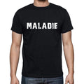 maladie, French Dictionary, Men's Short Sleeve Round Neck T-shirt 00009