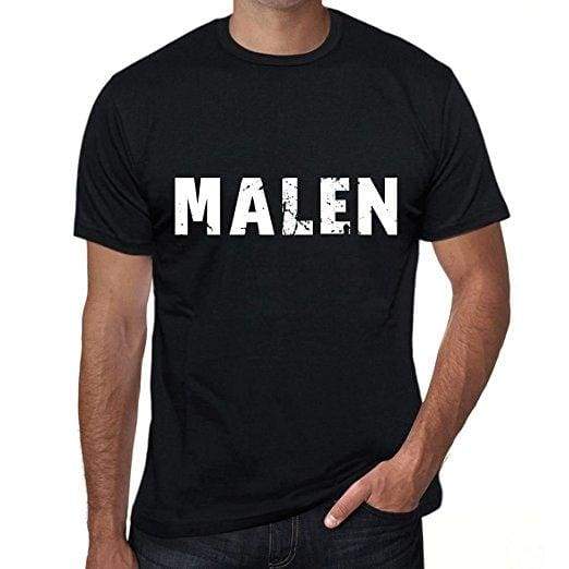Malen Mens Retro T Shirt Black Birthday Gift 00548 - Black / Xs - Casual