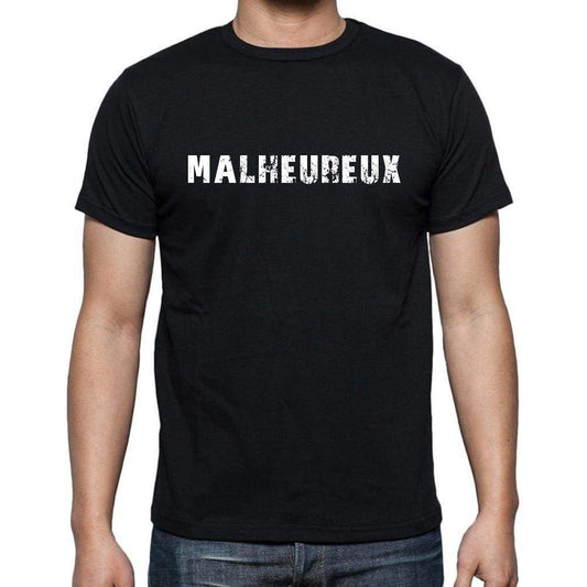 Malheureux French Dictionary Mens Short Sleeve Round Neck T-Shirt 00009 - Casual