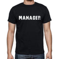 manager, Men's Short Sleeve Round Neck T-shirt