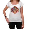 Mandala 13 Spider Web Hypnotic, White Women's T-shirt, 100% cotton 00176