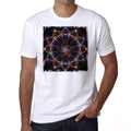 Mandala 27 H, Weißes Herren-T-Shirt, 100 % Baumwolle 00175
