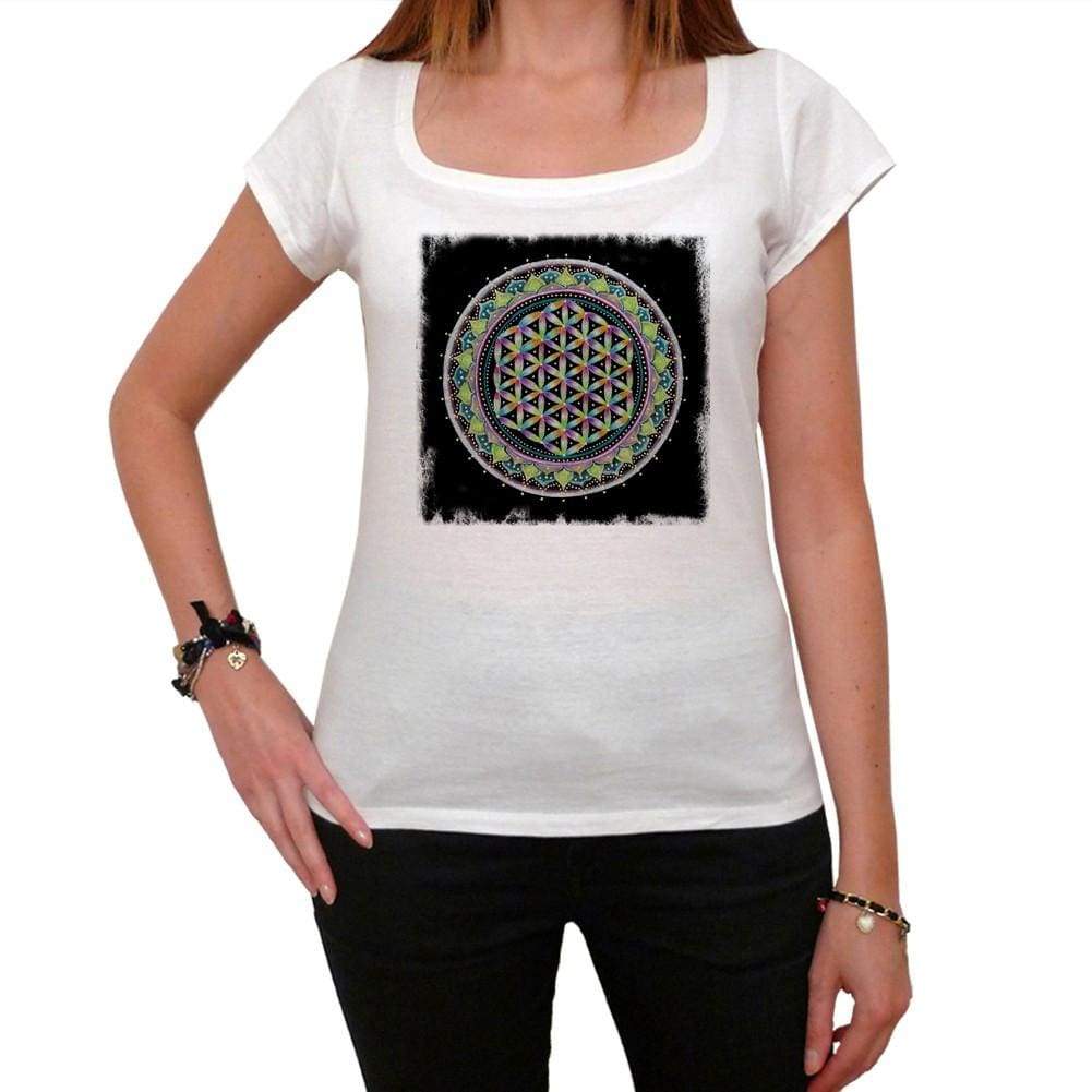Mandala 3 White Womens T-Shirt 100% Cotton 00176