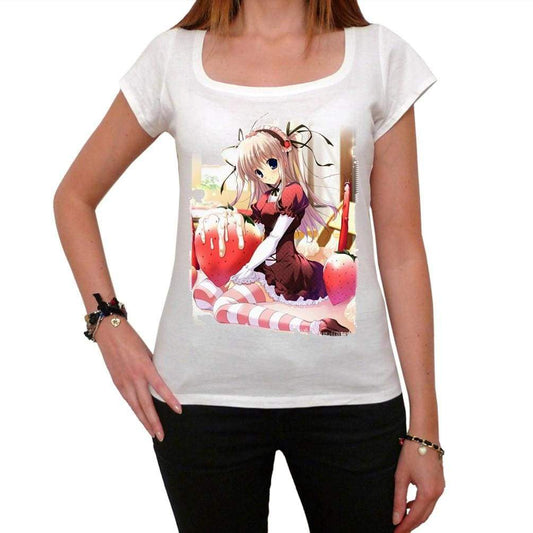 Manga Birthday Strawberry Womens T-Shirt Gift T Shirt Womens Tee 00088 - T-Shirt