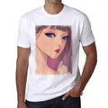 Manga blonde girl with blue eyes, Men's T-Shirt,t shirt gift 00089