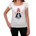 Manga girl shamrock, T-Shirt for women,t shirt gift 00088