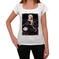 Manga girl with bouquet of roses, T-Shirt for women,t shirt gift 00088