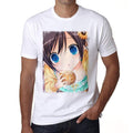 Manga girl with cookie, Men's T-Shirt,t shirt gift 00089