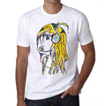 Manga Girl with headphones 1, Men's T-Shirt,t shirt gift 00089