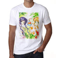 Manga girls in kimono, Men's T-Shirt,t shirt gift 00089