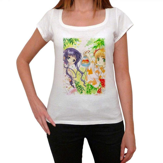 Manga Girls In Kimono T-Shirt For Women T Shirt Gift 00088 - T-Shirt