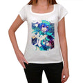 Manga green ribbon, T-Shirt for women,t shirt gift 00088