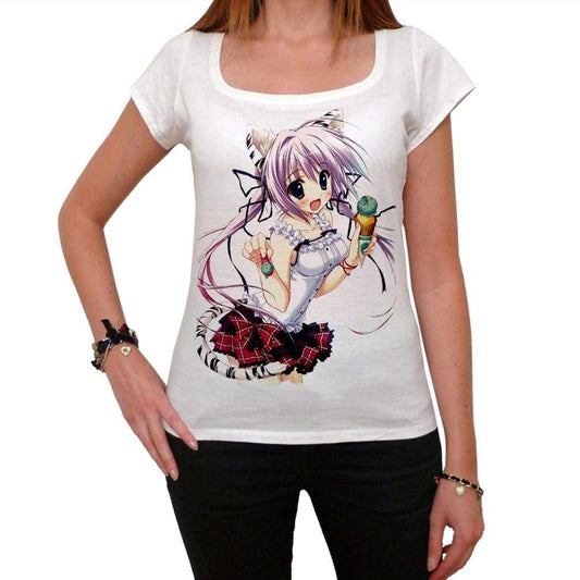 Manga Ice Cream Womens T-Shirt Gift T Shirt Womens Tee 00088 - T-Shirt