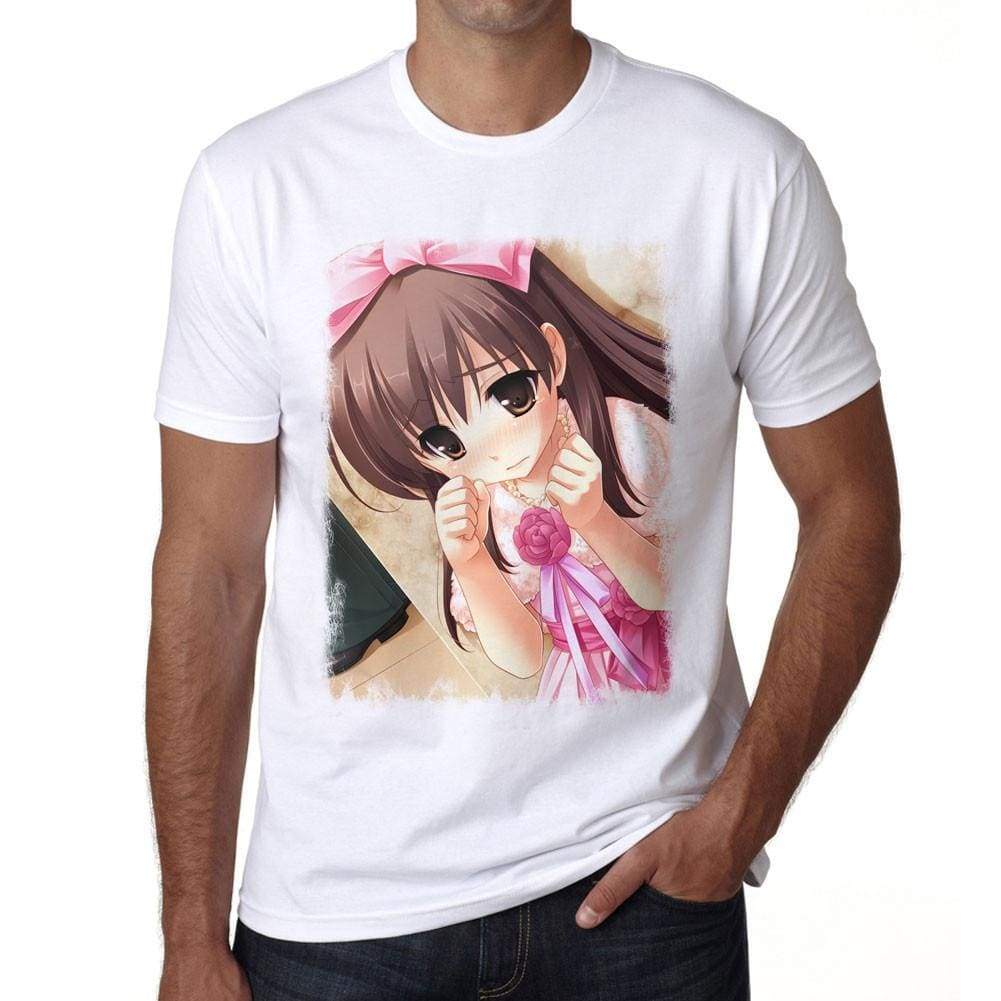 Manga Pink Dress T-Shirt For Men T Shirt Gift 00089 - T-Shirt