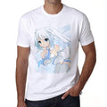 Manga white blue necktie, Men's T-Shirt,t shirt gift 00089