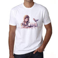Manga white school uniform, Men's T-Shirt,t shirt gift 00089